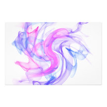Abstract  Smoke on the Water Stationery Paper