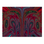 Abstract Snakehead Design Postcard