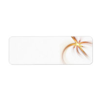 Abstract Solar Flare Return Address Label