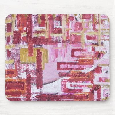 ABSTRACT SPACE I Mousepad by whittyart