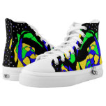 Abstract Space Printed Shoes