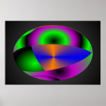 Abstract Spheres Poster