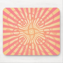Abstract Spirals & Lines: Vector Style: mousepads