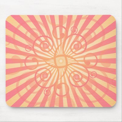 Abstract Spirals & Lines: Vector Style: Mouse Mats by spiritswitchboard