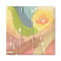 Abstract Squared #9 Magnet