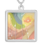 Abstract Squared #9 Pendant
