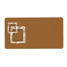 Abstract Squared Shipping Labels