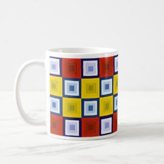 Abstract Squares Mug mug