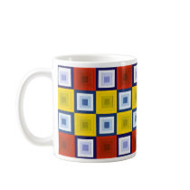 Abstract Squares Mug
