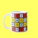 Abstract Squares Mug