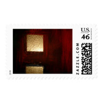 Abstract Squares Postage Stamp
