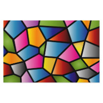 Abstract Stained Glass Stationary Stationery