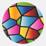 Abstract Stained Glass Sticker