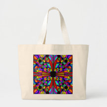 Abstract Stained Glass Tote2 Tote Bag