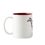 Abstract Standing Horse mugs