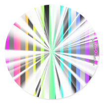 Abstract starburst stickers
