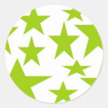 Abstract Stars Stickers