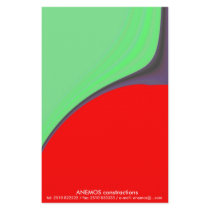 abstract stationery