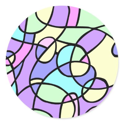 Abstract Stickers by artberry
