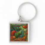 Abstract Still Life Keychains
