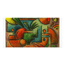 Abstract Still Life Personalized Photo Card