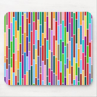 Abstract Stripes in Multicolours Mousepad mousepad