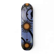 Abstract Sun Custom Skateboard