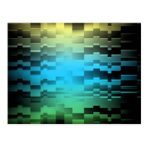 Abstract Sun Sky Ground postcards