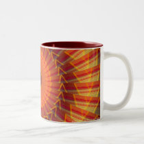 Abstract sunflower mugs by neferamug Abstract sunflower mugs