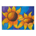 Abstract Sunflowers posters