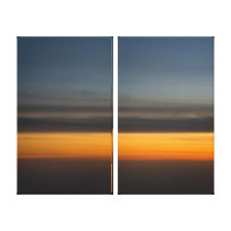 Abstract Sunset in the Sky Canvas Print