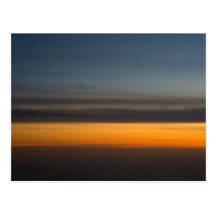 Abstract Sunset in the Sky Postcards
