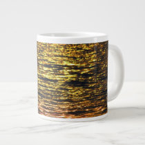 Abstract Sunset on Water Extra Large Mug