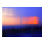 Abstract Sunset Postcard