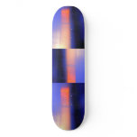 Abstract Sunset Skateboard