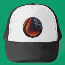 Abstract Sunset Sphere ~ hat