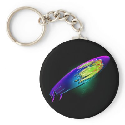 Abstract Surboard Key Chains by creative_eye