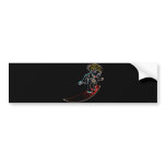Abstract Surfer Bumper Sticker