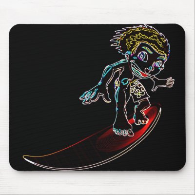 Abstract Surfer Mouse Pads by creative_eye