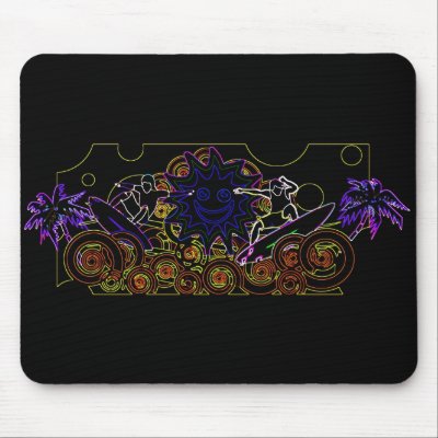 Abstract Surfers Mousepads by creative_eye