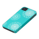 Abstract swirl floral pattern iphone 4 cases