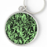 Abstract Swirl Keychain