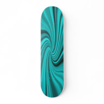 Abstract Swirl Custom Skateboard