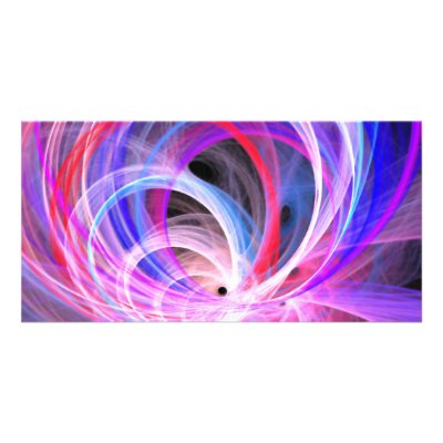 Abstract Swirls Photo Greeting Card by graficallyminded
