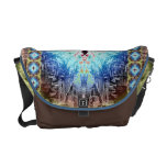 Abstract Symmetry of Colors Messenger Bags
