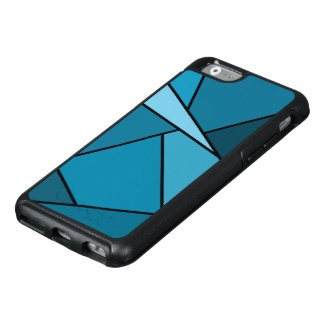Abstract Teal Geometric Shapes