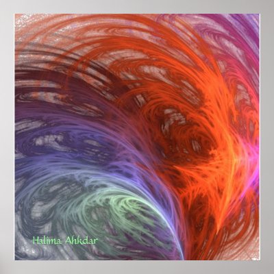 abstract thing, Halima Ahkdar Print by Halima_Ahkdar