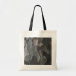 Abstract tree bark macro tote bag