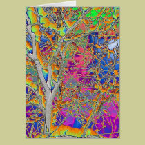 Abstract Tree cards