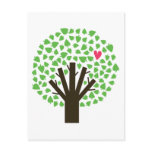 Abstract Tree Hugger Postcards